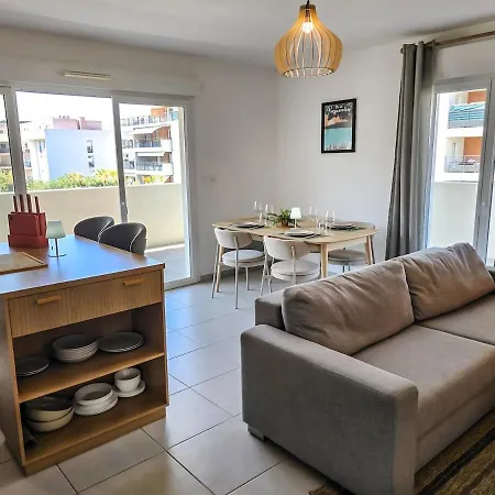 Daire Rivage D'or - 2-bedroom With Pool, Air Conditioning And Parking