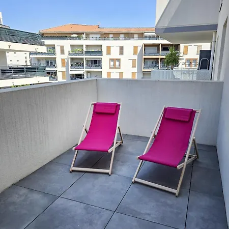 Apartment Rivage D'or - 2-bedroom With Pool, Air Conditioning And Parking