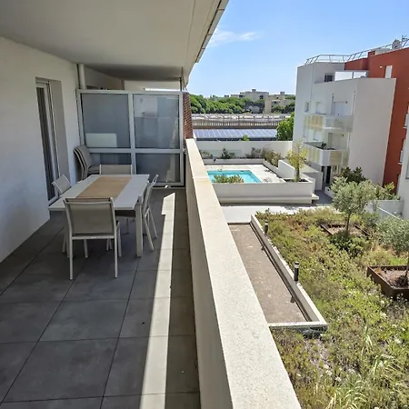 Rivage D'or - 2-bedroom With Pool, Air Conditioning And Parking Daire *